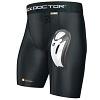 Shock Doctor - Compression Short mit Bioflex Tiefschutz / Schwarz / Large