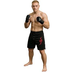 FIGHT-FIT - Fightshorts MMA Shorts / Brazilian / Schwarz / Large