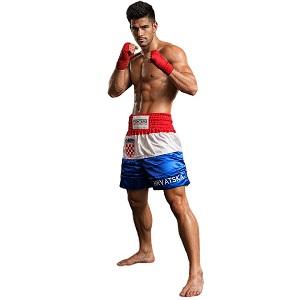 FIGHTERS - Muay Thai Shorts / Kroatien-Hrvatska / Grb / XL