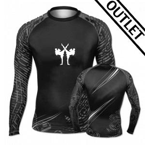 FIGHTERS - Rash Guard / Tribal / Black / Medium