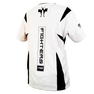 FIGHTERS - Kick-Boxing Shirt / Competition / Weiss / Large