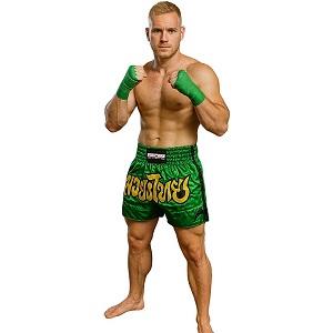 FIGHTERS - Muay Thai Shorts / Grün / XL